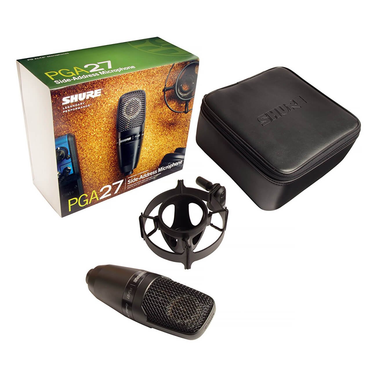 71a63O+mydL copy Shure PGA27 Cardioid Large Diaphragm Side-Address Condenser Microphone - Image 2