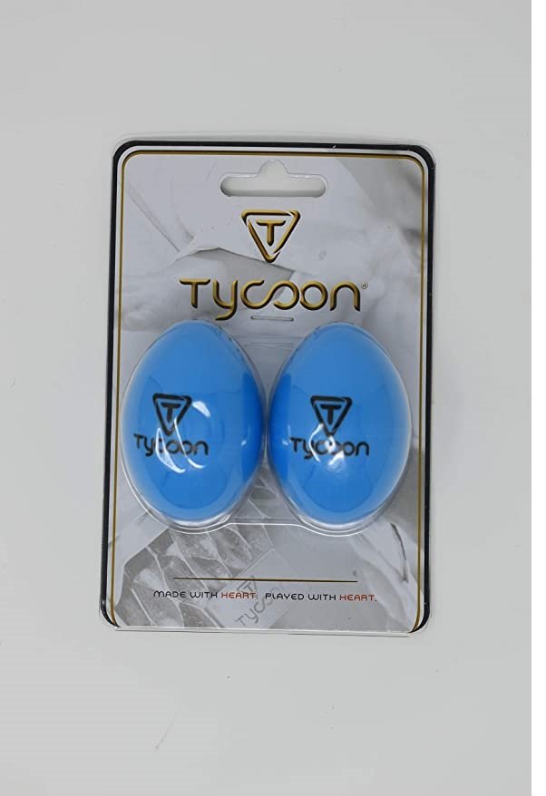71t9PUYc6OL._AC_SY879_ Tycoon TE-B Blue Plastic Egg Shakers - Image 2