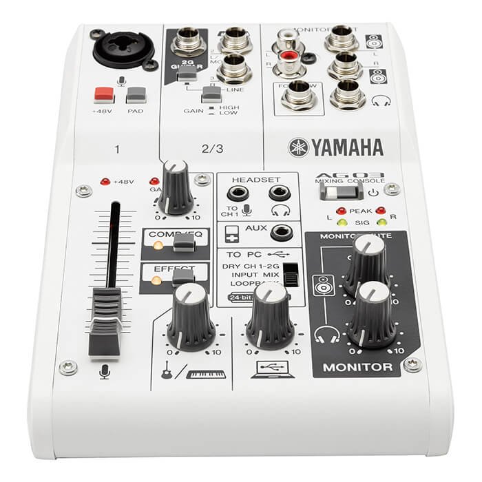 AG03_3 Yamaha AG03 Mixer Audio Interface - Image 4