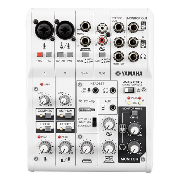 Yamaha AG06 Mixer Audio Interface