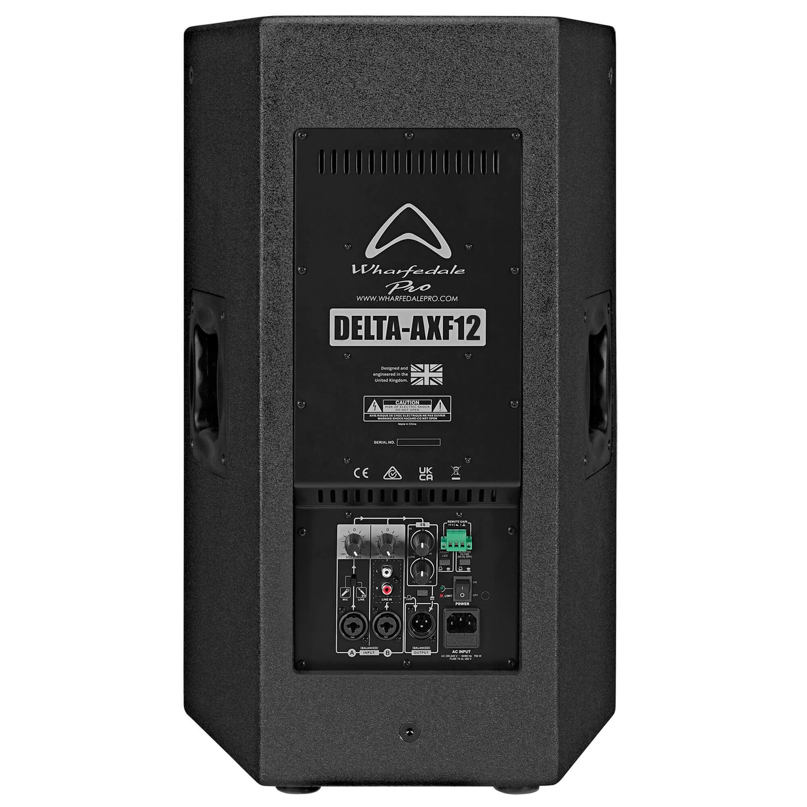 DELTA-AXF12 rear Wharfedale Pro DELTA-AXF12 800 Watt 12″ Speaker - Image 2