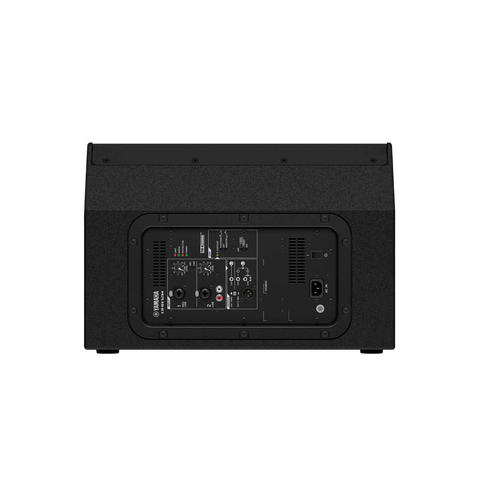 DHR12M-rear-_f183eab5850a76aee866351313480b5e Yamaha DHR12M Powered Floor Monitor - Image 3