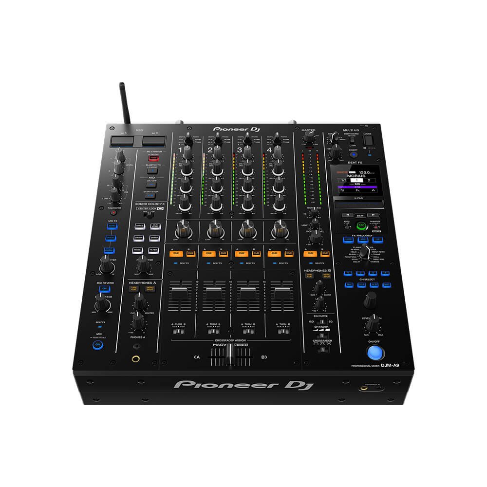 DJM-A9-cgi-frontangle-pc Pioneer DJ DJM-A9 4-channel professional DJ mixer - Image 3