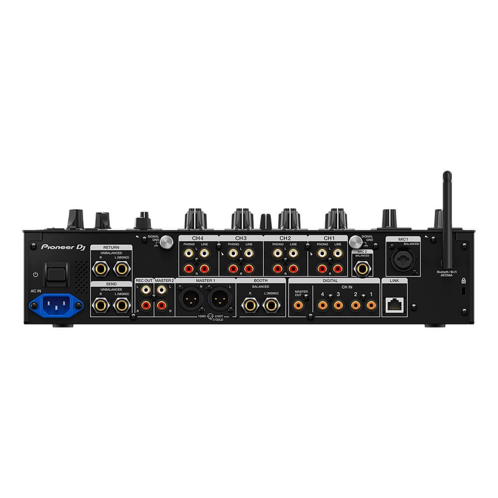 DJM-A9-cgi-rear-pc Pioneer DJ DJM-A9 4-channel professional DJ mixer - Image 2