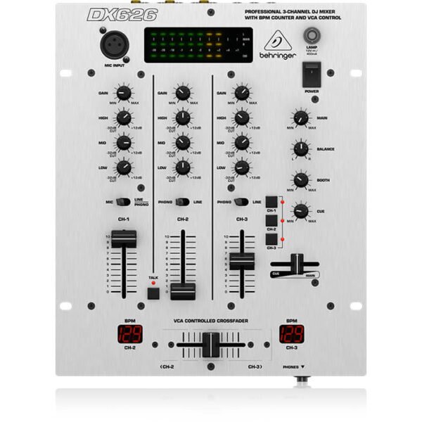 Behringer DX626 3 Channel DJ Mixer