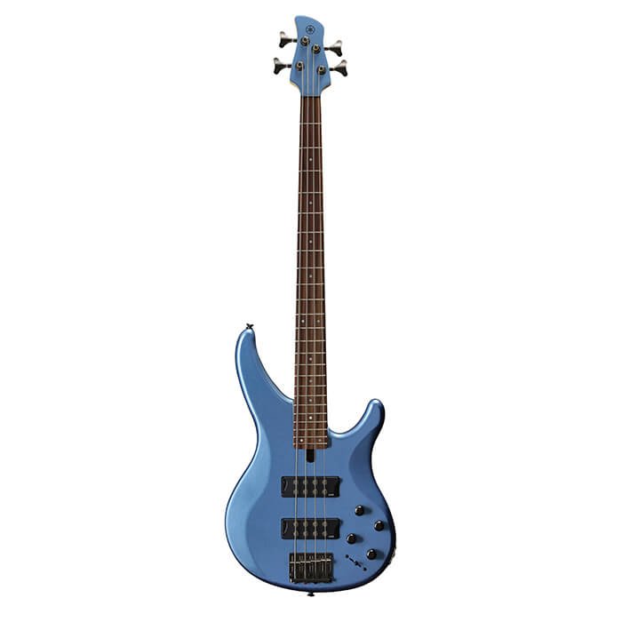 Factory Blue Yamaha TRBX304 Bass Guitar - Image 4