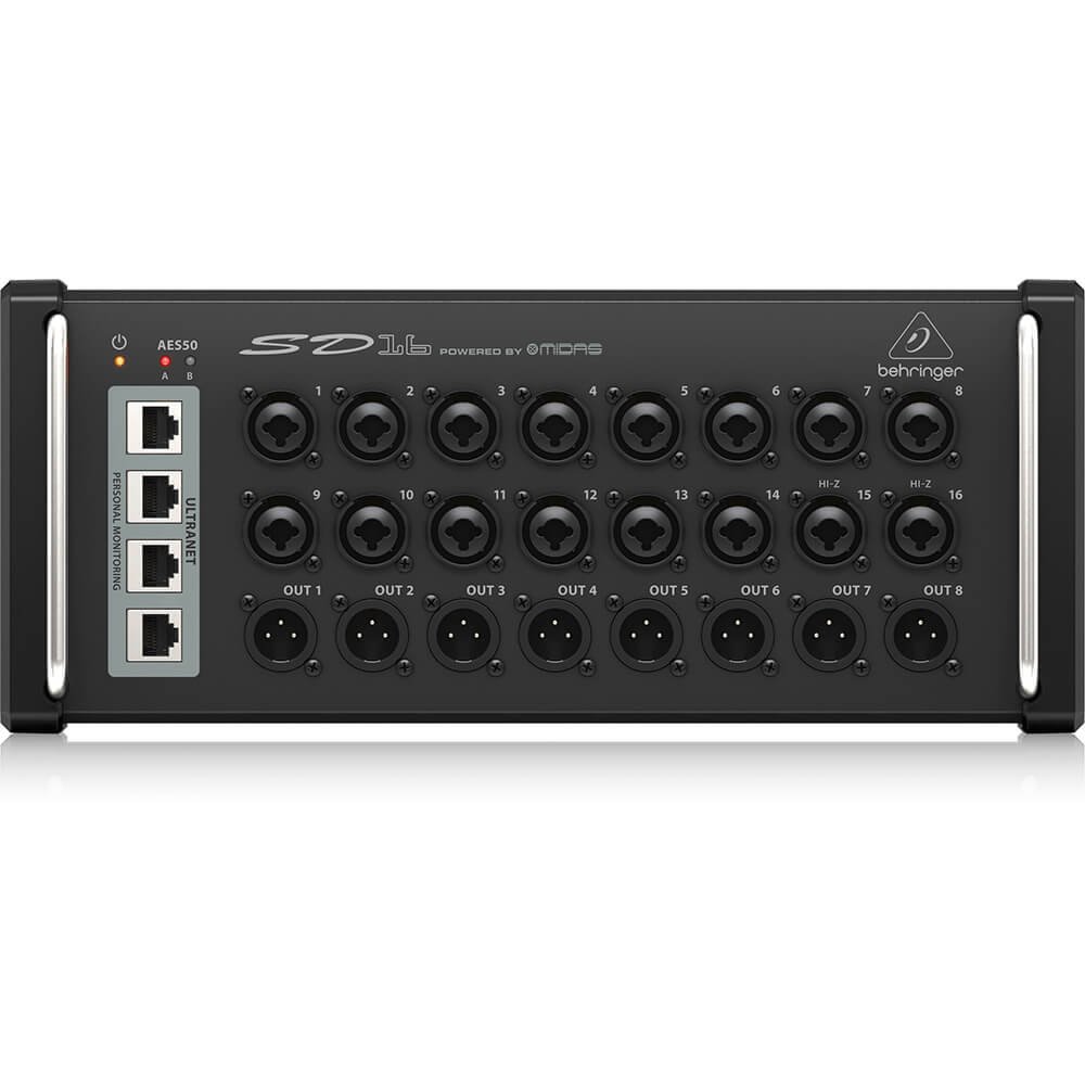 Image_BE_0606-ACO_SD16_Front_XL Behringer SD16 I/O Stage Box - Image 2