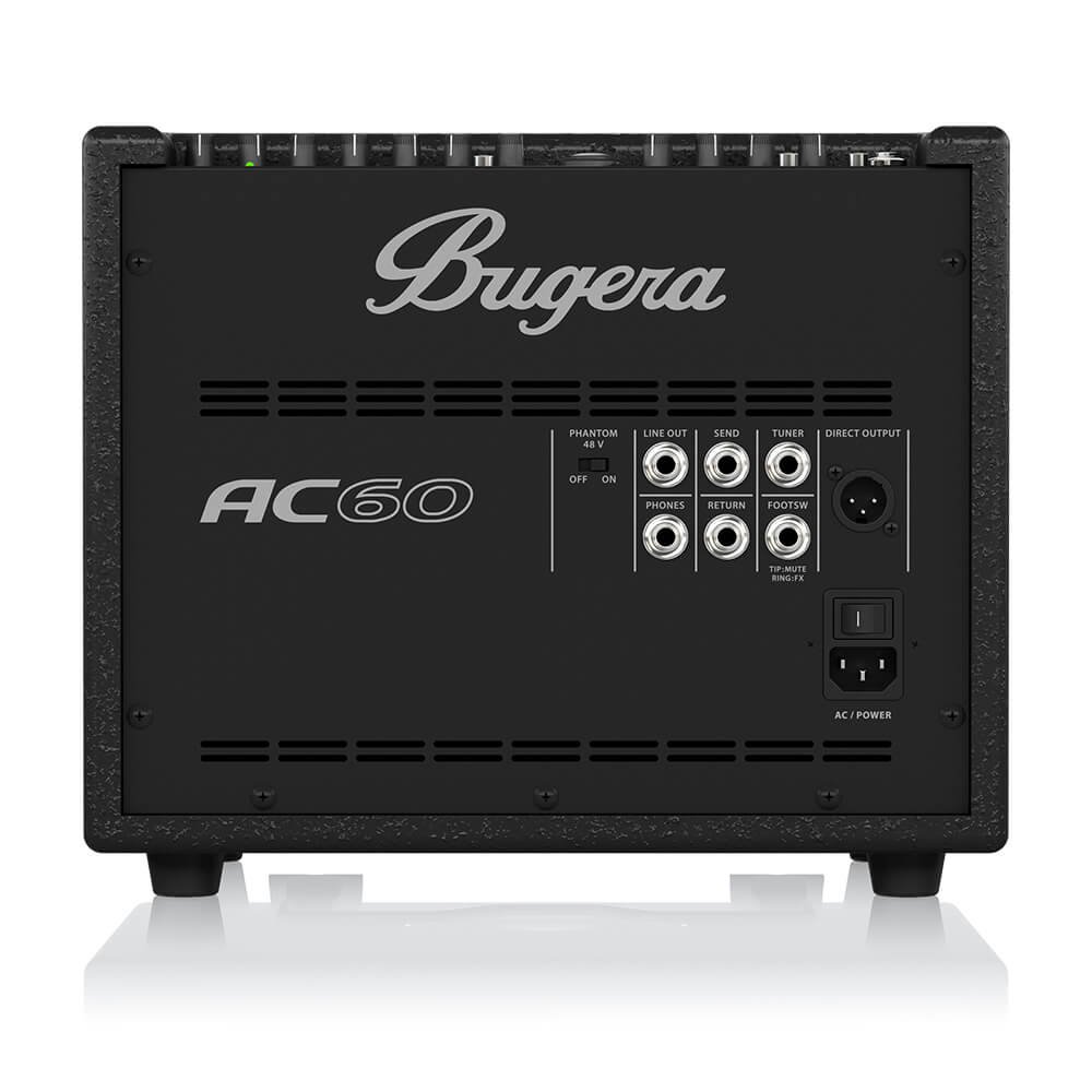 Image_BU_0706-AAF_AC60_Rear_XL Bugera AC60 60-Watt, 2-Channel Acoustic Instrument Amp - Image 2