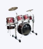 Explorer JBP 102 7-Piece Drum Set – Wine Red Finish - Image 2