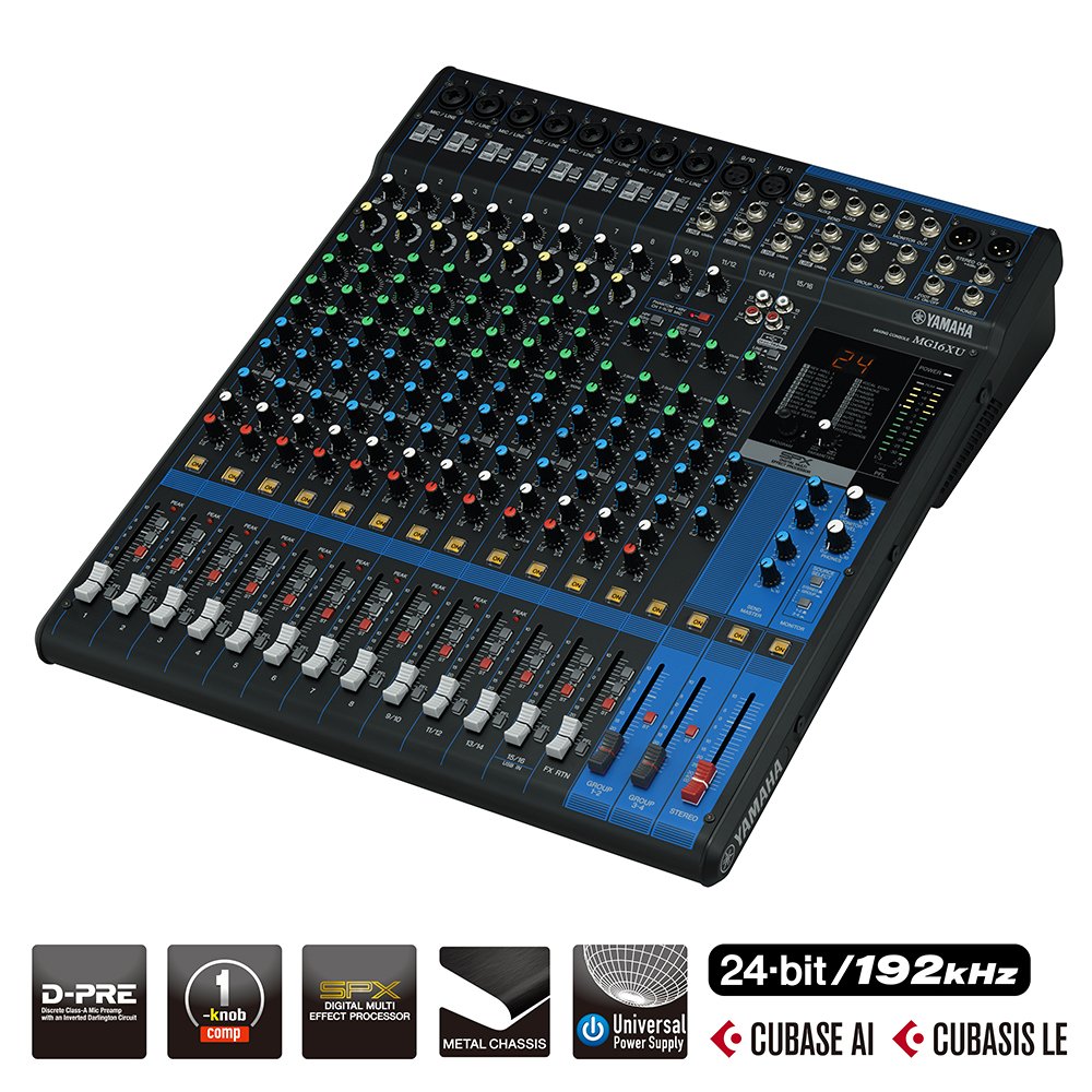 MG16XU_angle_with_icon_c959b3059a50b56f7ef75e3a3867e9b2 Yamaha MG16XU 16-Channel Mixer - Image 2
