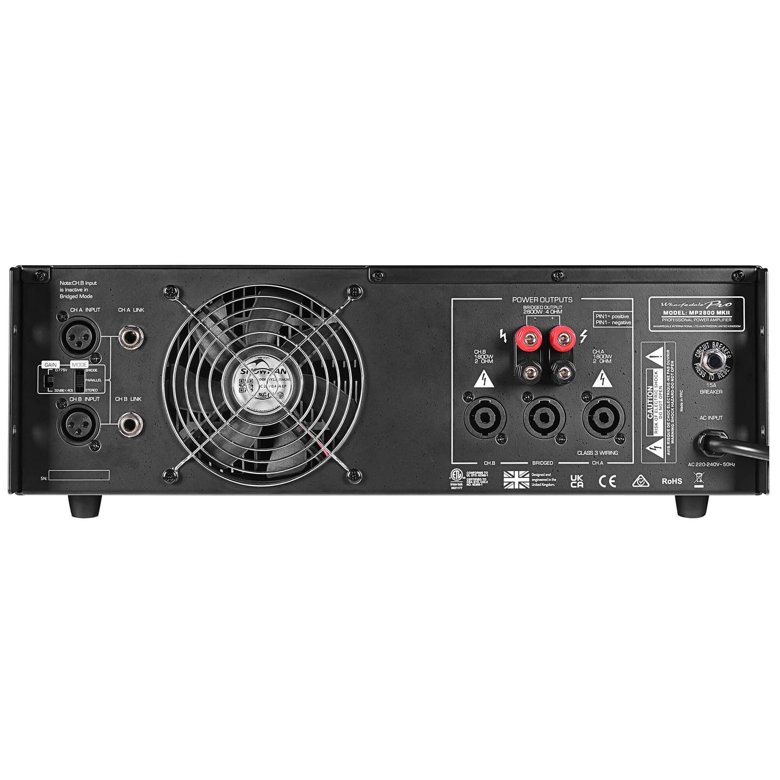 MP2800 MKII 05 Wharfedale Pro MP 2800 - Image 2