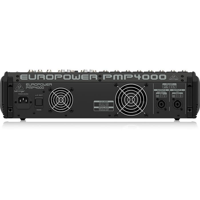 PMP4000_1 Behringer PMP4000 1600 Watt 16 Channel Powered Mixer - Image 2