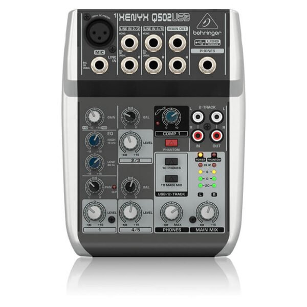 Behringer Q502USB Premium 5-Input 2-Bus Mixer