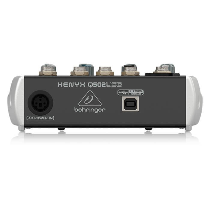 Q502USB_1 Behringer Q502USB Premium 5-Input 2-Bus Mixer - Image 2