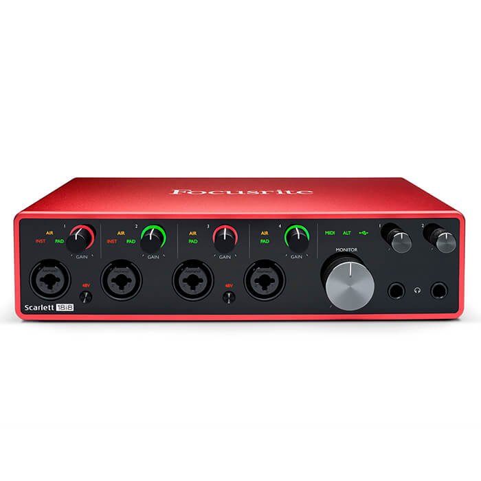 Scarlett-18i8-1 Focusrite Scarlett 18i8 18x8 USB Audio/MIDI Interface - Image 2
