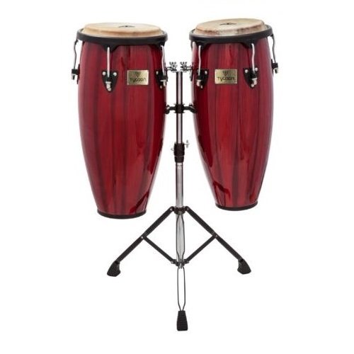 TC-91-B-HP-R-D-HAND-PAINTED-RED-lbox-484x459-FFFFFFs Tycoon TC-91 Artist Series Conga Drums - Image 2