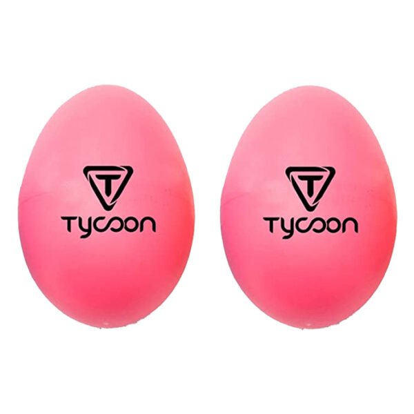 Tycoon TE-P Pink Plastic Egg Shakers