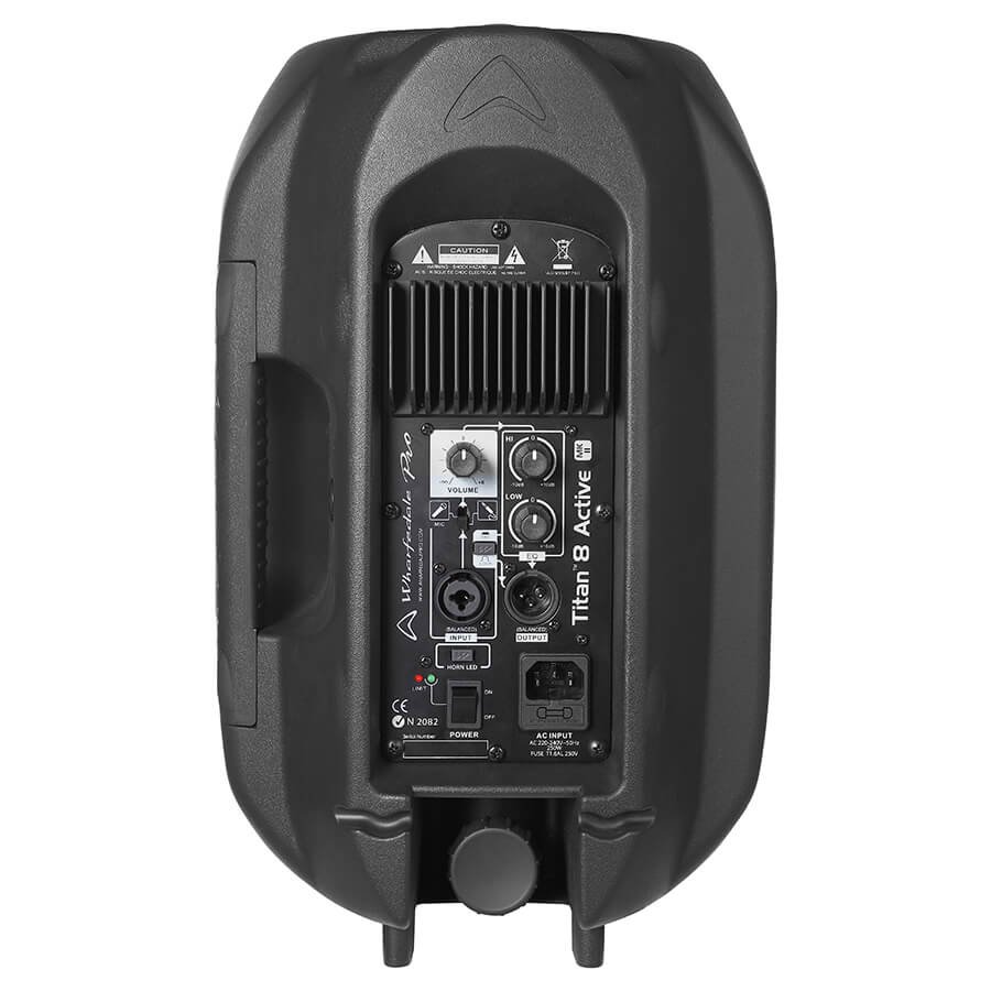 Titan 8 Active MKII black 02 Wharfedale Pro Titan 8A MKII Powered Speaker - Image 2