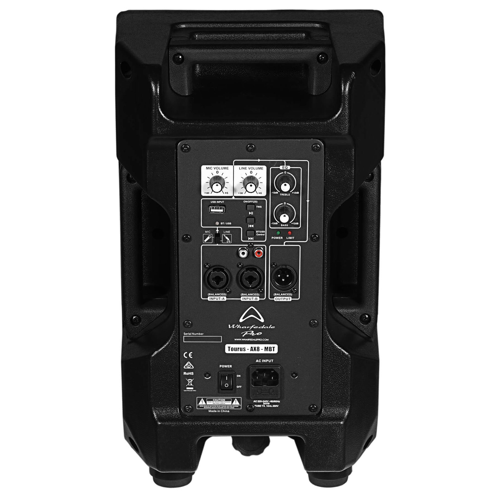 Tourus AX8-MBT 06 Wharfedale Pro Tourus-AX8-MBT Active Loudspeaker - Image 3