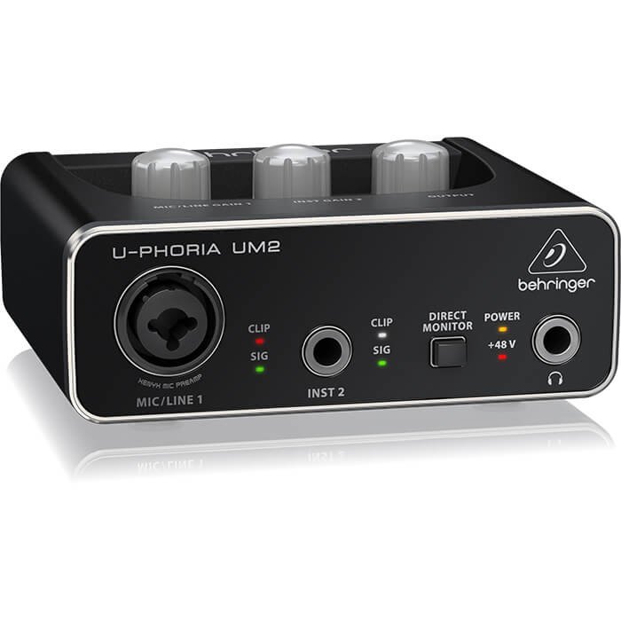 UM2_P0AVV_Left_XL Behringer UM2 2x2 USB Audio Interface - Image 4
