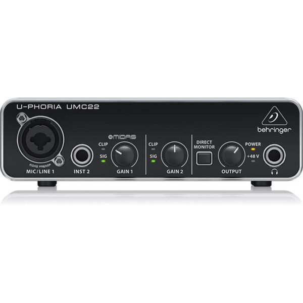 Behringer UMC22 2x2 USB Audio Interface