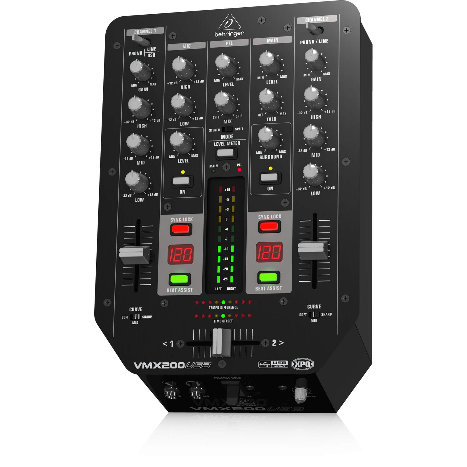 VMX200USB_P0A2R_Other_XL Behringer VMX200USB Professional 2-Channel DJ Mixer - Image 4