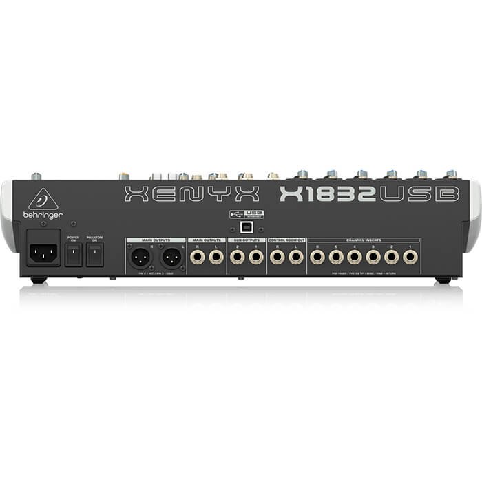 X1832USB_1 Behringer X1832USB Premium 18-Input 3/2-Bus Mixer with XENYX - Image 2