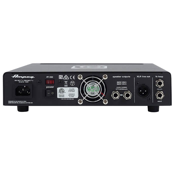 ampeg-pf-350 rear Ampeg Portaflex PF-350 Amp Head - Image 2