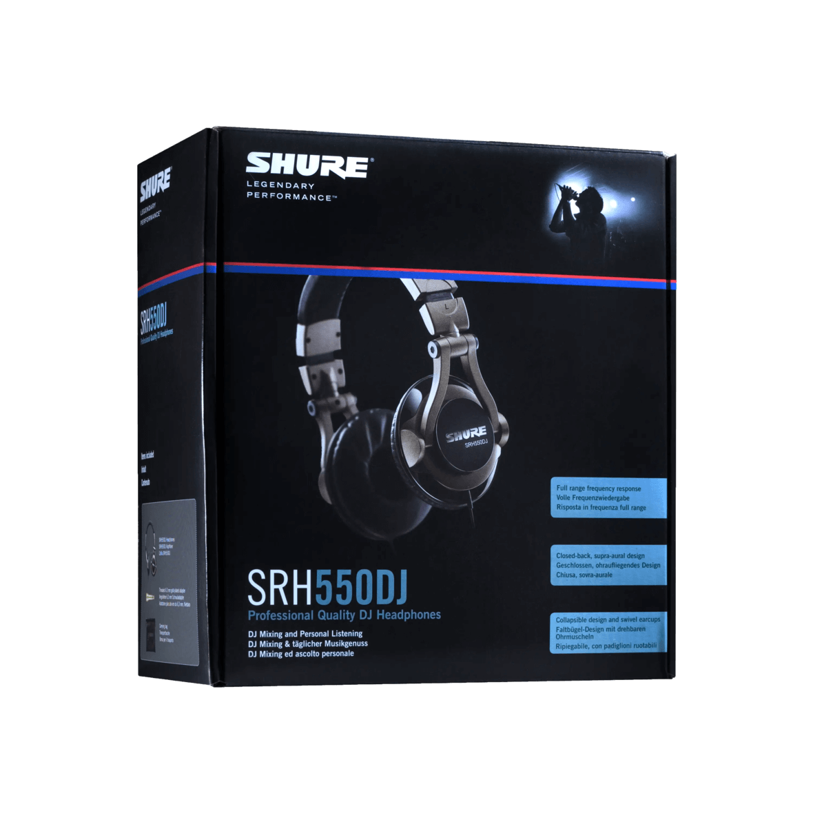 cd42f544884ef182c6dae98c0252a5c3 Shure SRH550DJ Professional Quality DJ Headphones - Image 2