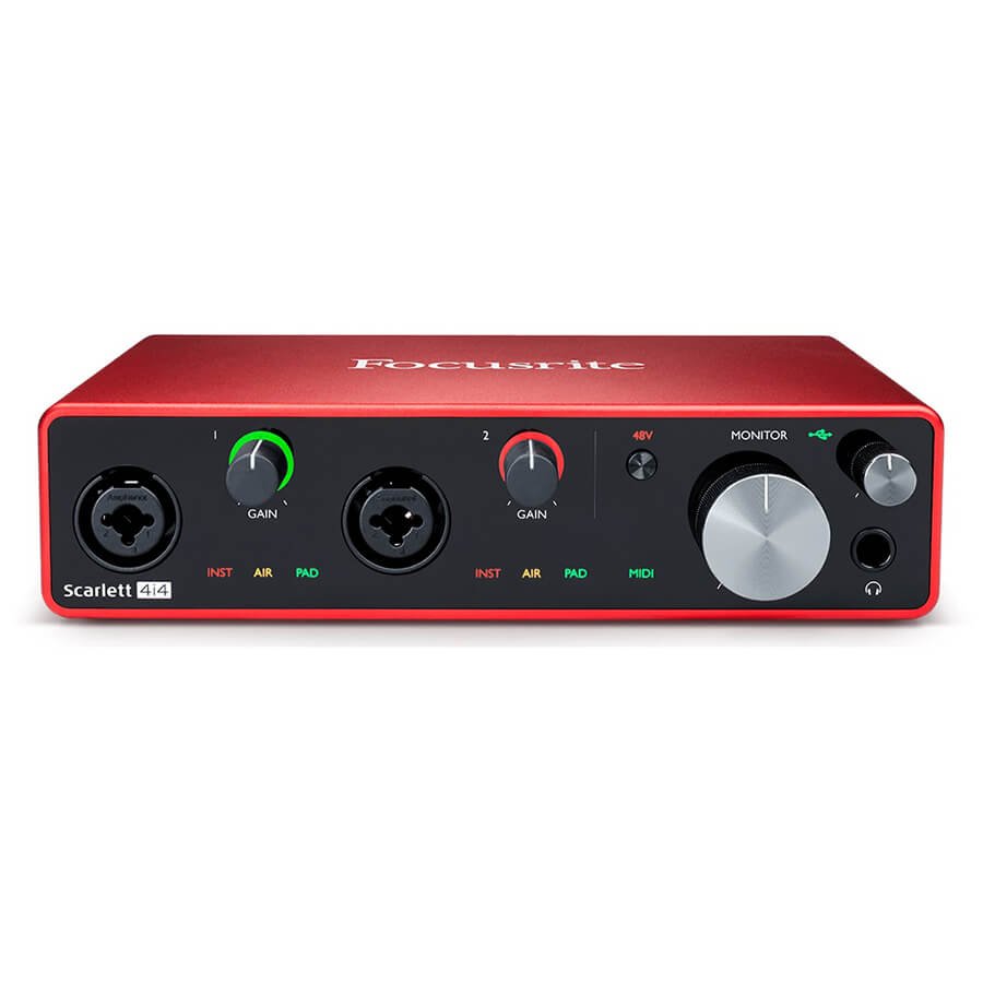 scarlett-4i4-hero-1038-330 Focusrite Scarlett 4i4 4×4 USB Audio/MIDI Interface - Image 2