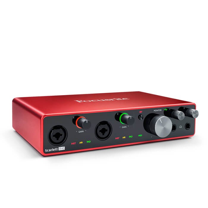 scarlett8i6-2 Focusrite Scarlett 8i6 8x6 USB Audio/MIDI Interface - Image 4