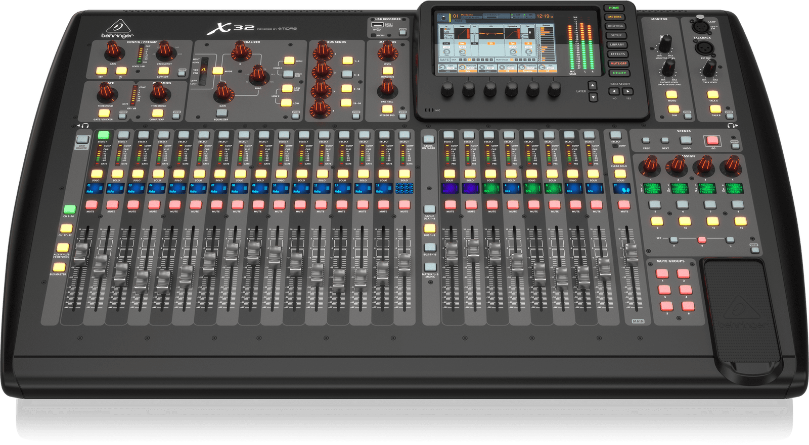 x32 digital Mixer Front Side X32 Behringer Digital Mixing Console - Image 3